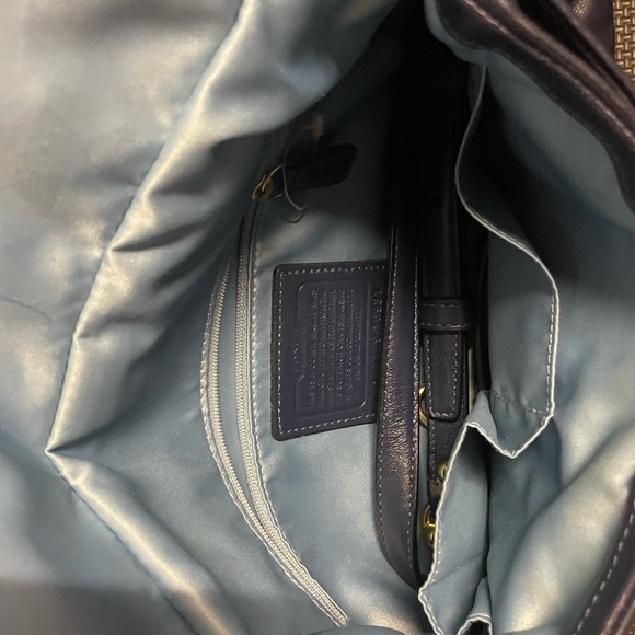 Coach Kristin Leather bag Navy - Picture 5 of 6